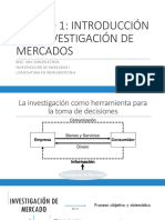 Unidad 1. Parte 1. Introducción A La Investigación de Mercados