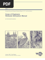 Corps of Engineers Wetlands Delineation Manual