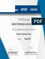 Certificado - Eficacia INDUCCION