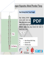 Perencanaan Pondasi Tiang Pancang Jembatan