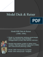 Kuliah 3 Model Rekabentuk Instruksional Reiser - Dick