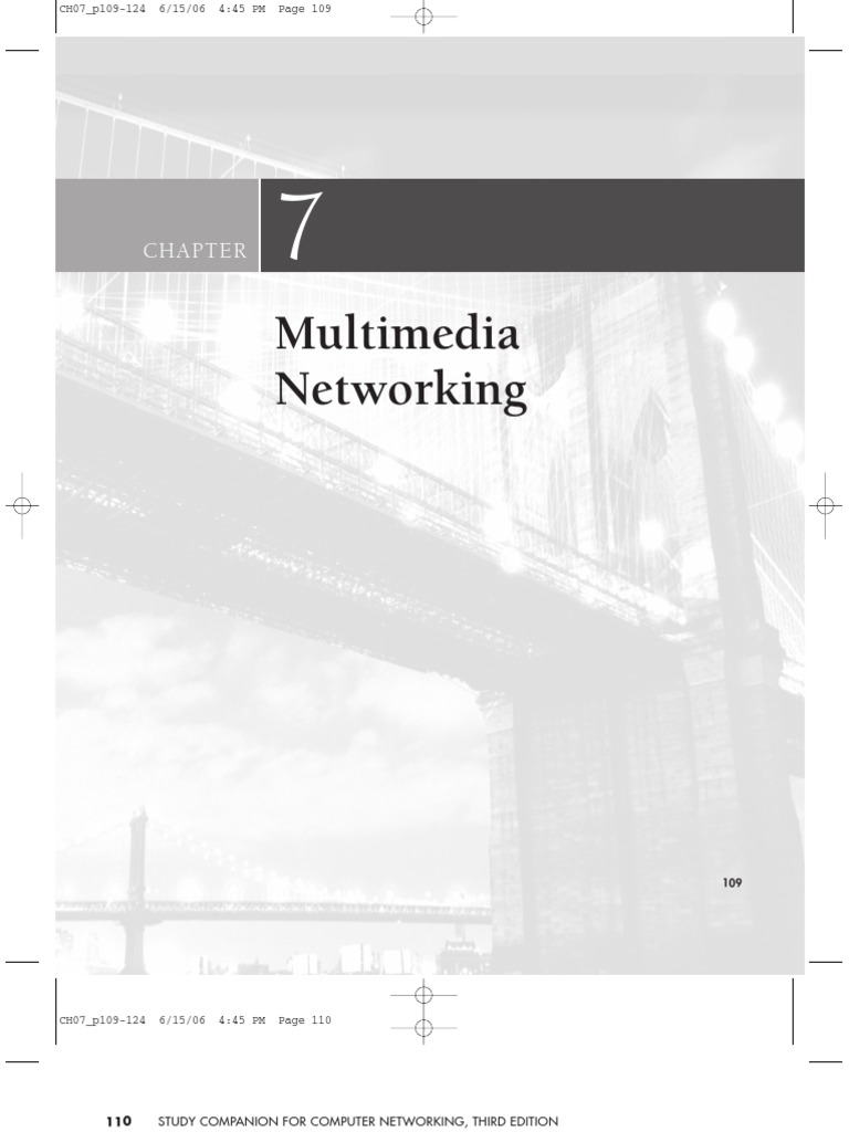 Multimedia Networking Essentials | PDF | Quality Of Service | Session ...