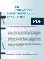 2. GAD Monitoring & Evaluation