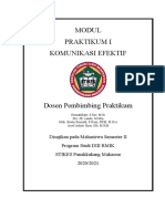 Modul Praktikum I (Komunikasi Efektif)