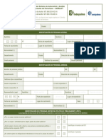 Formulario SAGRLAFT Afiliados