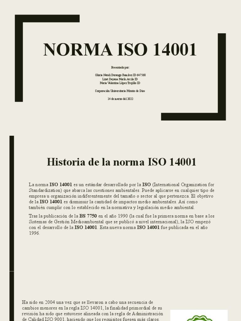 Guía sobre la norma ISO 14001 | PDF | Planificación | Business