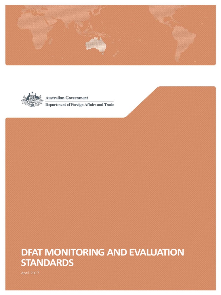 DFAT M&E Standards Overview | PDF | Evaluation | Program Evaluation