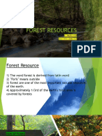 Forest Resources: by Aman Khan Bba Third Semester