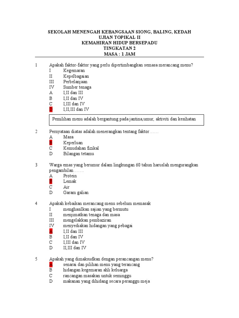 Ujian Topikal2 Pdf