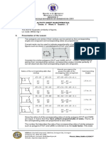 Region V Schools Division of Sorsogon City Activity Sheet in Mathematics Grade: 9 Week: 6 Quarter: 3 I. Objectives