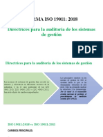 ISO 19011:2018 guía auditoría SMS
