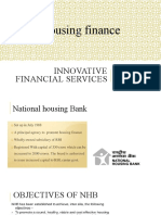 Housing Finance: Innovative Financial Services