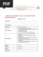 DIPLOMA COURSE IN PHOTOJOURNALISM Complete Structure