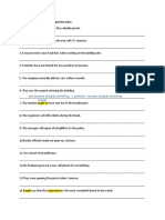 Rewrite The Sentences in The Passive Voice