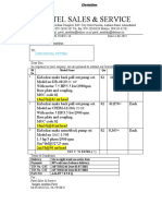 Patel Sales & Service: Dear Sirs, in Response To Your Enquiry, We Are Pleased To Submit Our Lowest Offer As Under