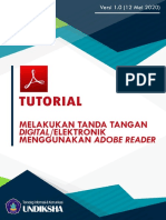 Tutorial Melakukan Tanda Tangan Digital Menggunakan Adobe Reader