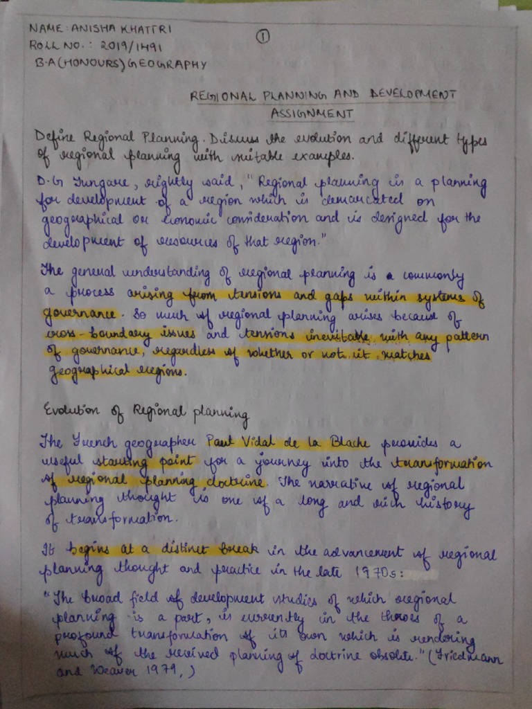 define-regional-planning-discuss-the-evolution-and-different-types-of