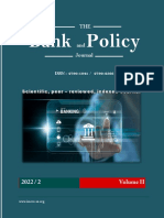 Bank and Policy N2 2022 Full Issue ISSN 2790 1041