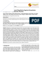 Efficacy of Plant-Based Repellents Against Anopheles Mosquitoes: A Systematic Review