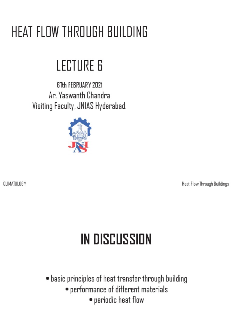 Heat Transfer Principles in Buildings | PDF | Heat Transfer | Heat