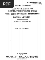 Download Is 2470 1 Septic Tank Design by Shinoj Annangat SN57123721 doc pdf