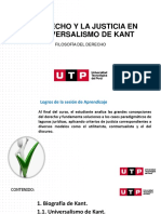 El Derecho y La Justicia en El Universalismo de Kant