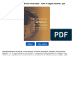 Dicionário de Ciências Humanas PDF