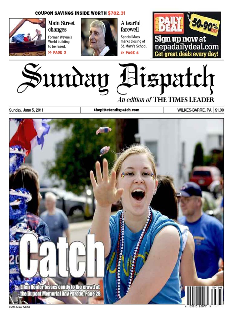 The Pittston Dispatch 06-05-2011 | PDF | Back Pain