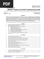 MSP430™ System-Level ESD Troubleshooting Guide: Application Report