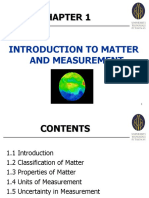 Introduction To Matter and Measurement