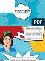 Comic Sobre Educación en Guatemala 2022