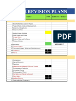 Physics Revision Planner - Neet: S.NO. Topic Difficult Topics Grade 11