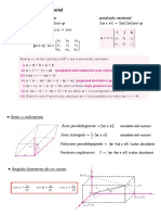 #Geometria Vectores Rectas Planos - Fórmulas y Ejercicios