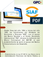 SIAF-SP: Sistema Integrado de Administración Financiera del Sector Público