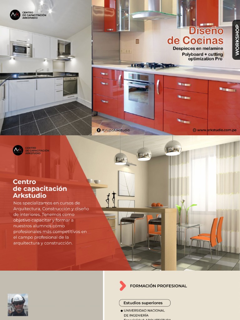 Material Didáctico Diseño de Cocinas | PDF | Cocina | Mueble