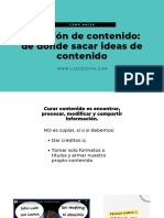 1.3. Curación de Contenido - de Dónde Sacar Ideas de Contenido