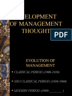 History of Management