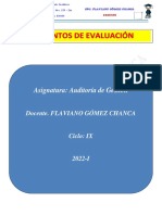 Instrumentos de Evaluacion Upla de Auditoría de Gestión