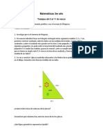 Formulación, Justificacion y Uso Del Teorema de Pitagoras