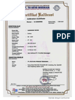 Sertifikat Hardness Test