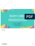 Vertical Boomcards! Presentation TLP