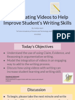 Teacher Leader Project - Videos and Writing