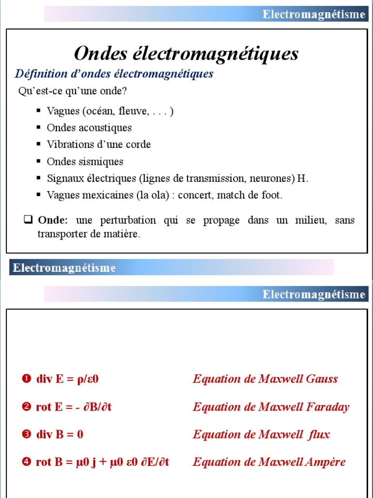 Ondes | PDF | Électromagnétisme | Vagues, image size:768x1024