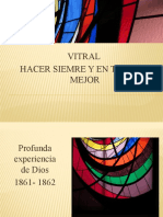 Hacer siempre lo mejor, vitral