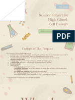 Science Subject For High School - 9th Grade - Cell Biology by Slidesgo
