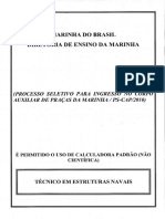 Psa - Cap - 2010 - Técnico em Estruturas Navais - Azul