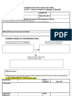 MBA2 RM Topic Selection Form Apr May 11