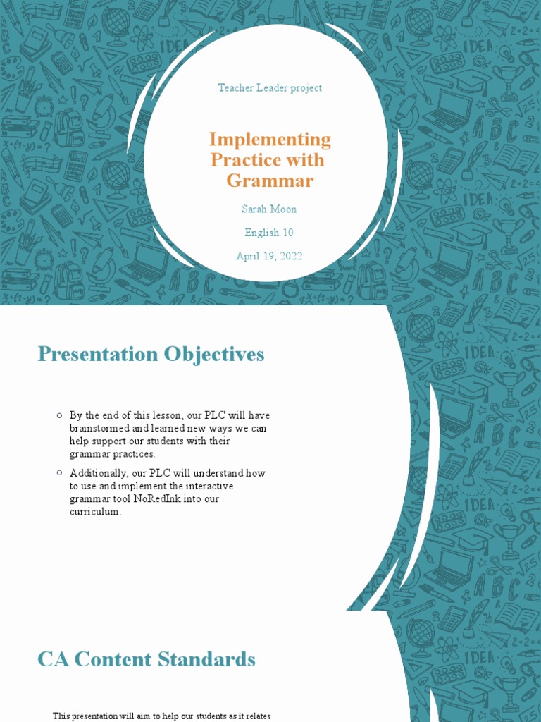 Teacher Leader Project Presentation | PDF | Teachers | Learning
