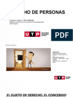 Sesion IV - Personas Sujeto de Derecho y Concebido