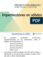 3 - Imperfecciones en Solidos MC